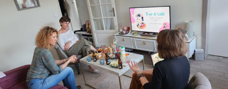 Réunion mensuelle Collectif Therapy association praticienne bien-être